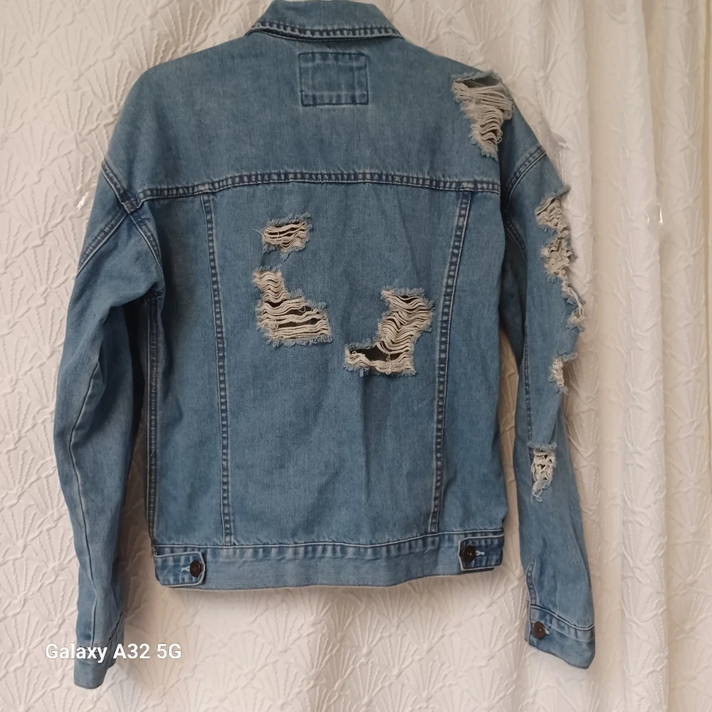 Forever 21 Men's Size XS Blue Denim Jacket Jean - Picture 3 of 11